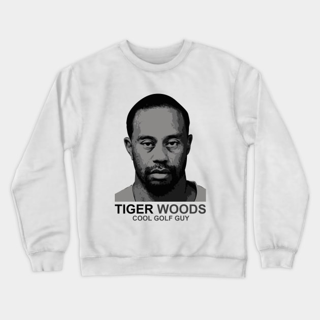 Tiger Woods Cool Golf Guy Crewneck Sweatshirt by mursyidinejad